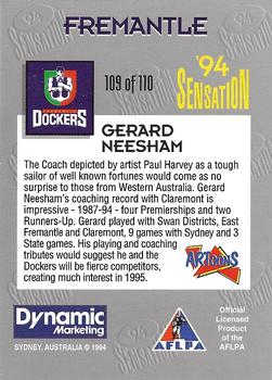 1994 AFL Sensation #109 Gerard Neesham Back